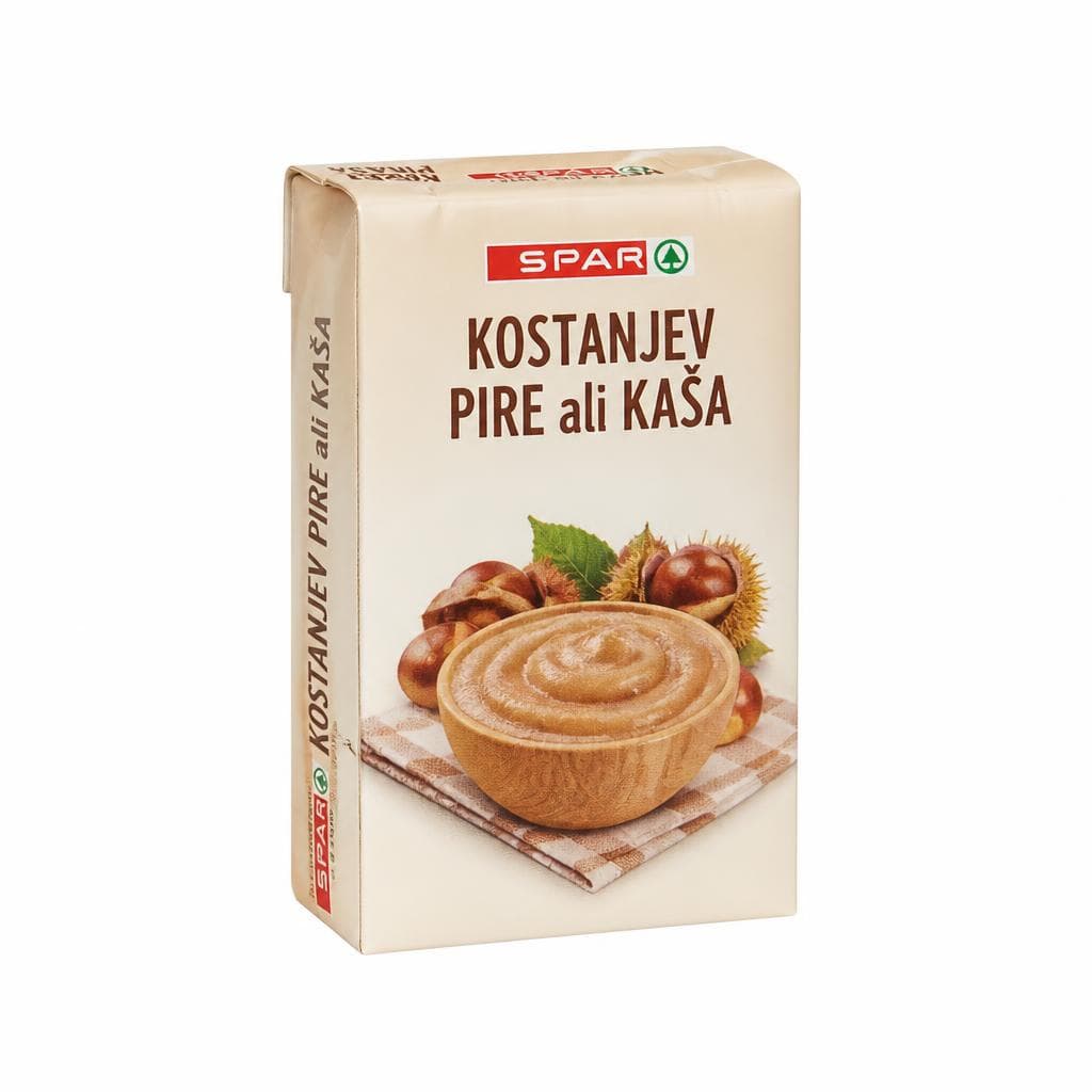 Spar kostanjev pire ali kaša 250 g Akcija v trgovini Spar