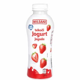 Milsani sadni tekoči jogurt jagoda