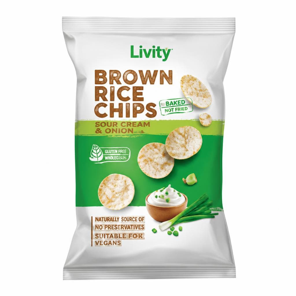 Livity rižev čips 60 g Akcija v trgovini Mercator