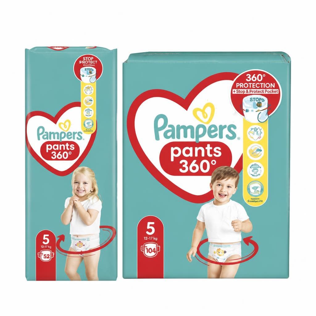 Pampers Hlačne plenice Premium Care Akcija v trgovini Tuš