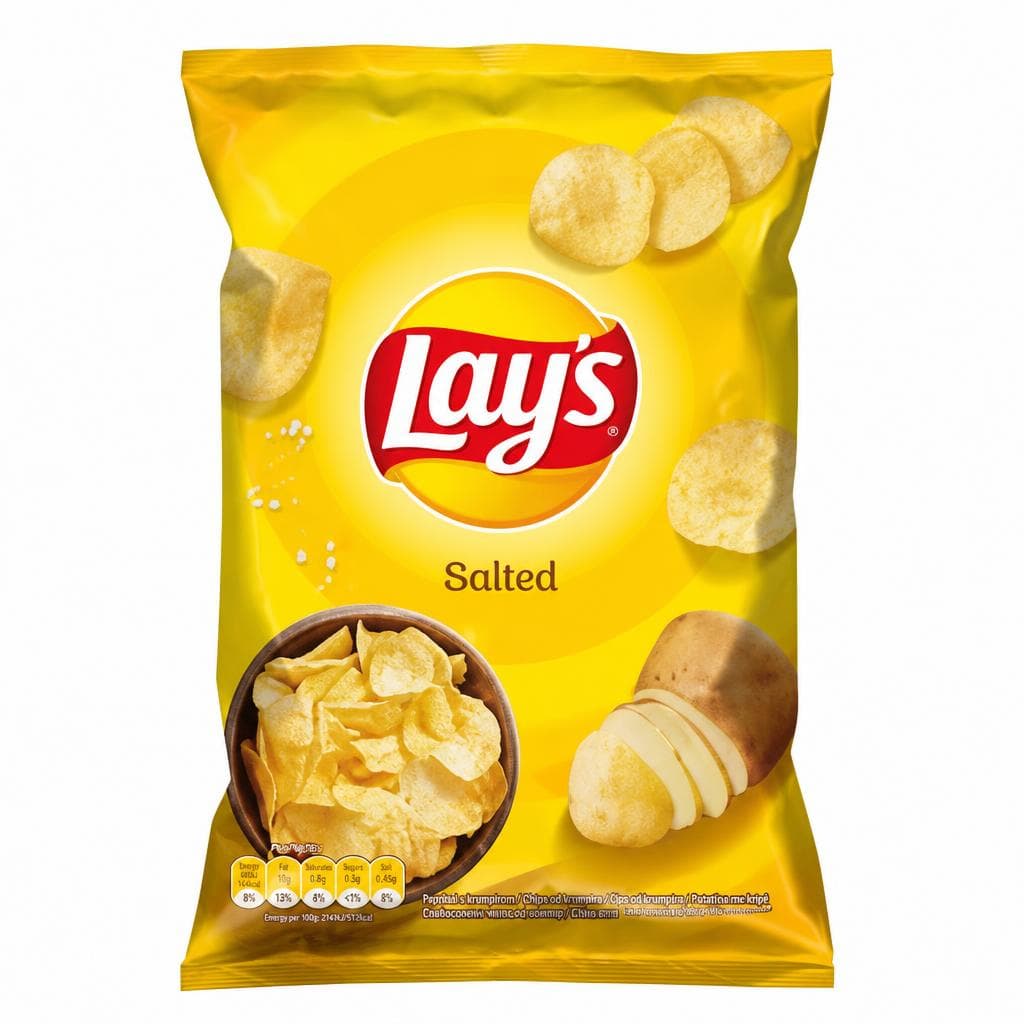 Lay's čips 130 g Akcija v trgovini Tuš