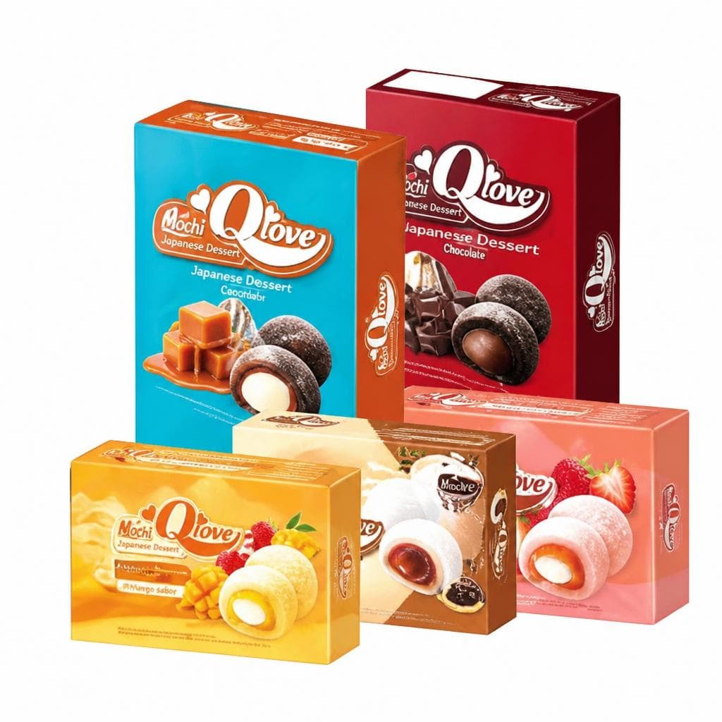 Qlove japonska slaščica mochi 120 g - 180 g Akcija v trgovini E.Leclerc