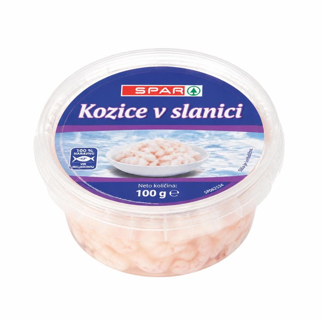 SPAR Kozice v slanici 160 g Akcija v trgovini Spar