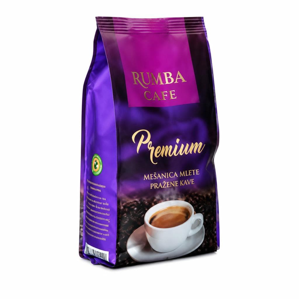 Mešanica pražene kave Rumba Premium 375 g Akcija v trgovini Jager