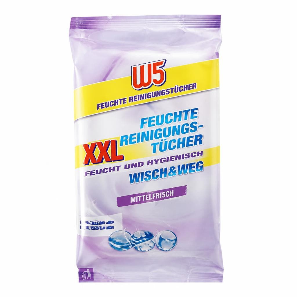 W5 vlažilni robčki XXL 2 kosa Akcija v trgovini Lidl