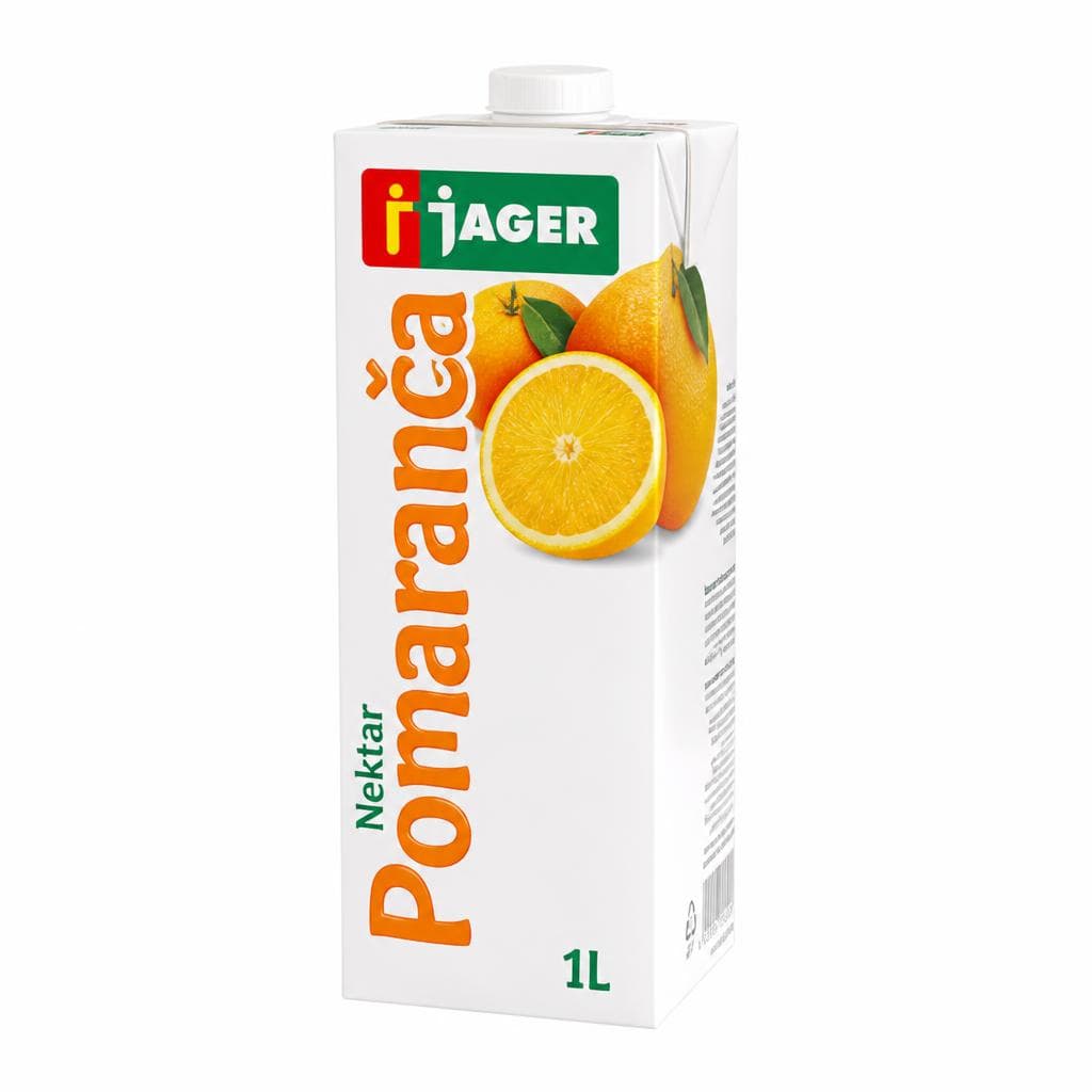 Nektar pomaranča 1 L Jager Akcija v trgovini Jager