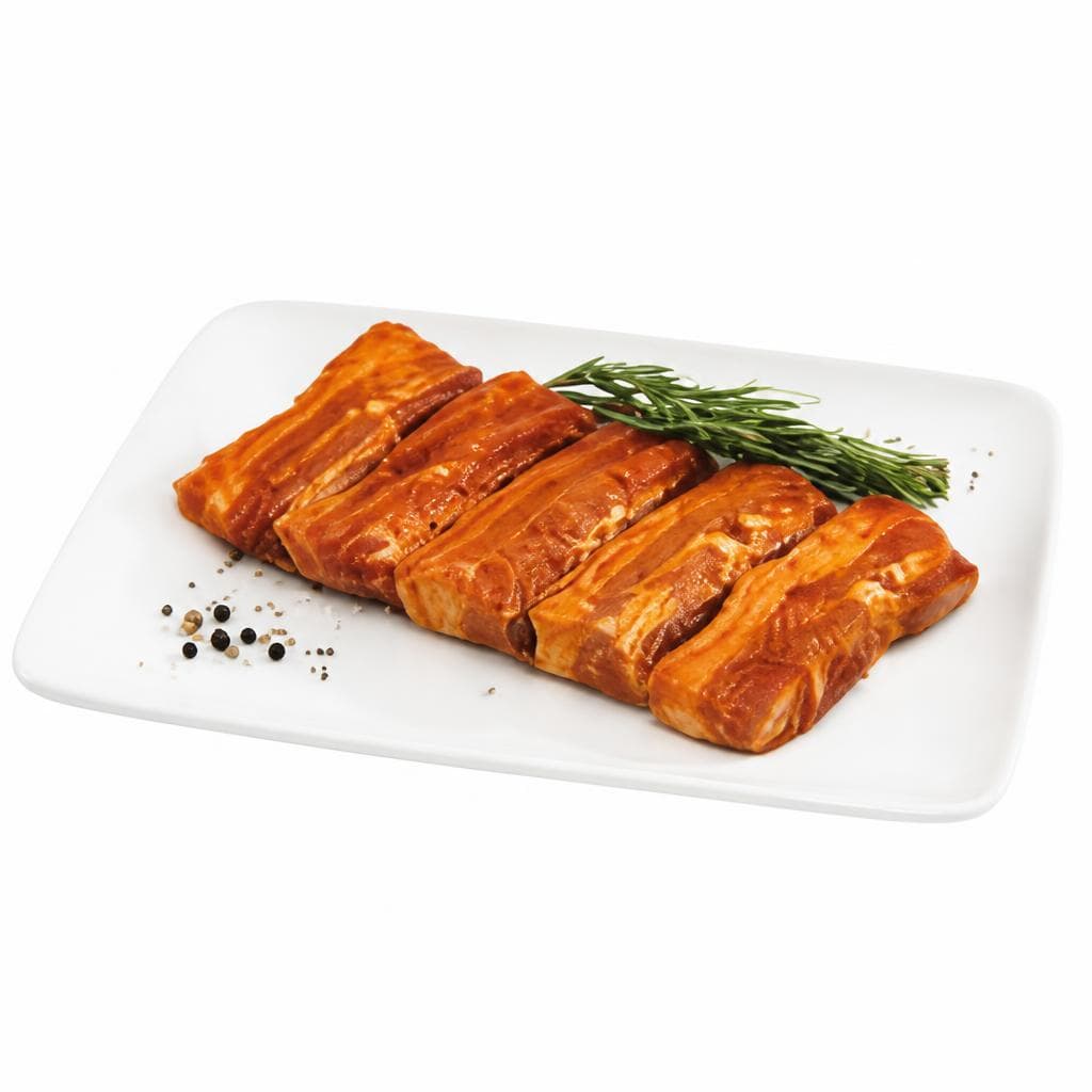 Svinjska rebra 1 kg Akcija v trgovini Tuš