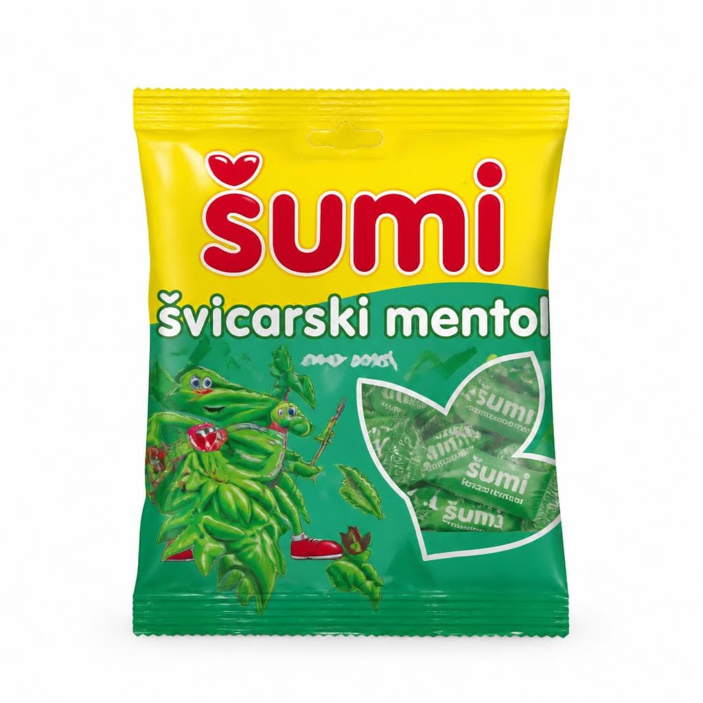 Bonboni Šumi 100 g Akcija v trgovini Mercator