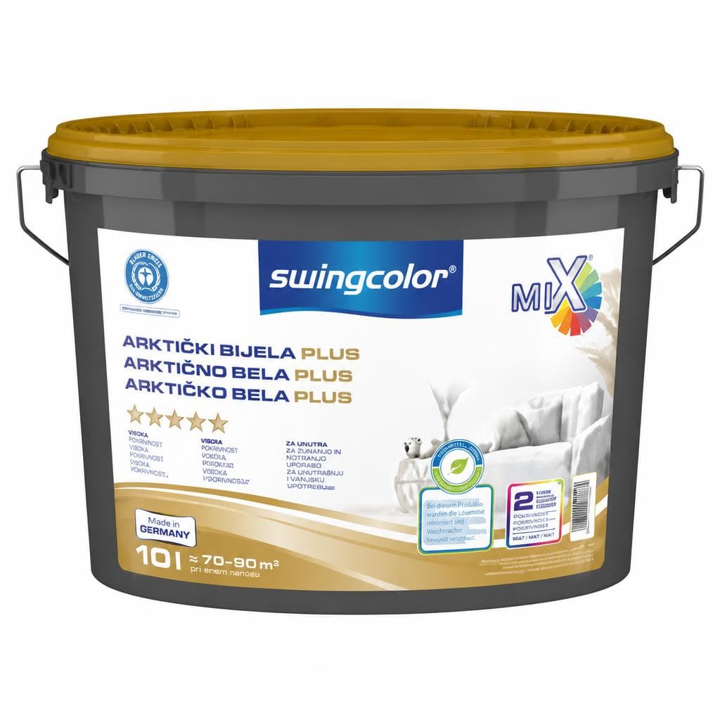 Swingcolor Mix arktično bela barva Basis 2 ali 4 2,5 l Akcija v trgovini Bauhaus