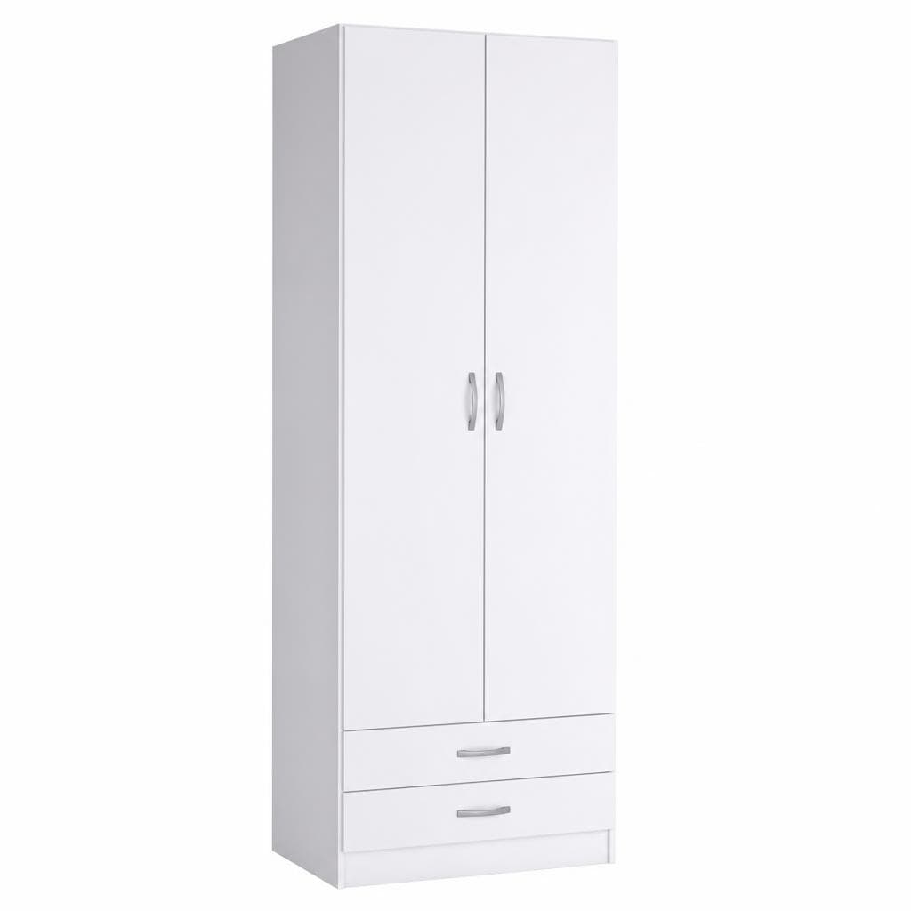 Omara bela 2-delna 80x177x52 cm smart! Akcija v trgovini Dipo