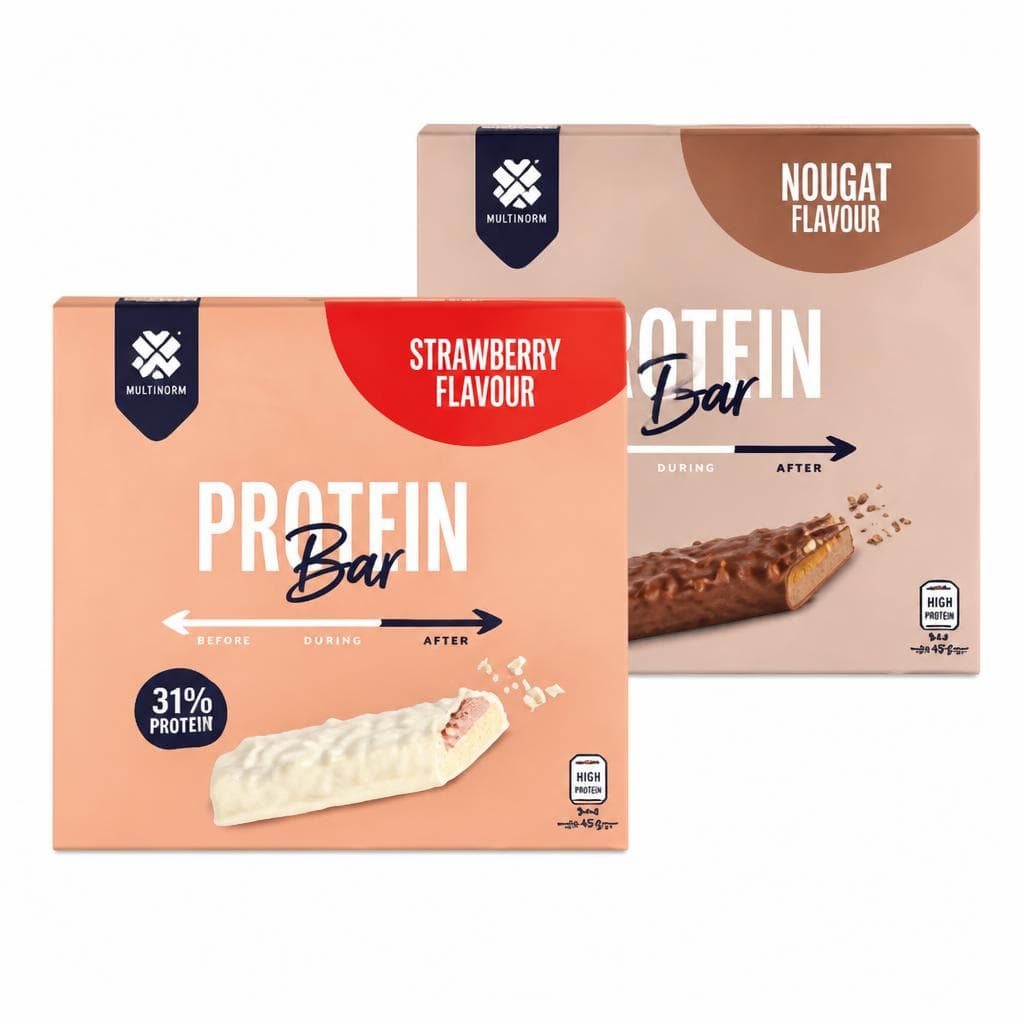 Multinorm beljakovinske ploščice 3x45 g Akcija v trgovini Hofer