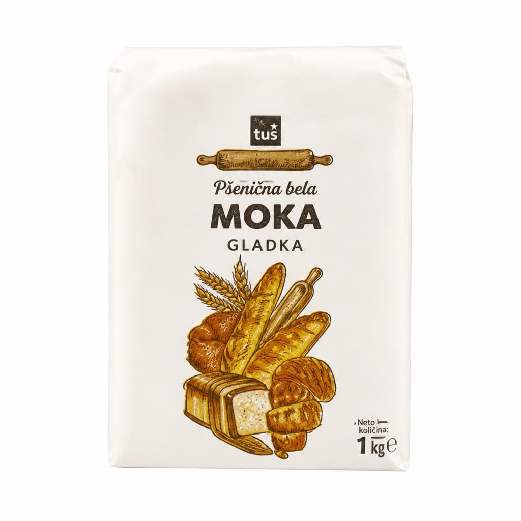 Pšenična bela moka Tuš 1 kg Akcija v trgovini Tuš