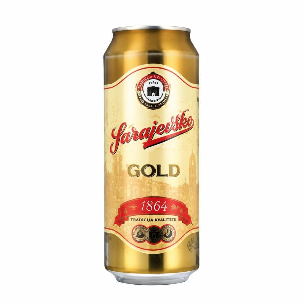 Pivo Sarajevsko gold 0,5 l Akcija v trgovini Mercator