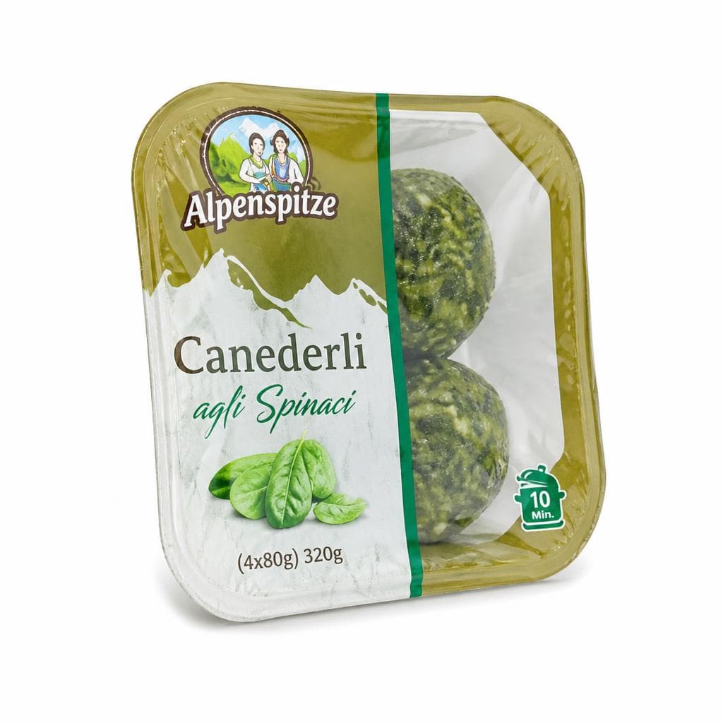 Cmoki s špinačo 320 g Alpenspitz Akcija v trgovini Eurospin
