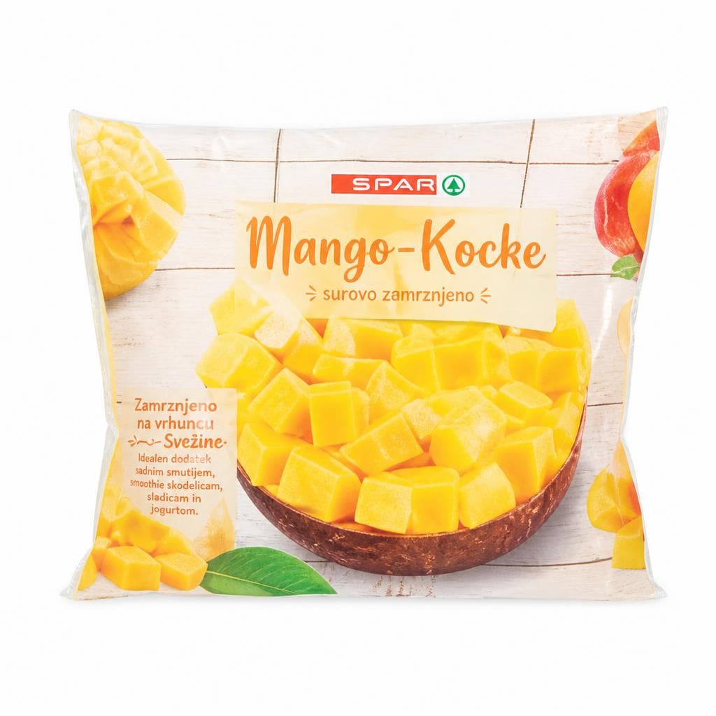 Spar mango kocke 500 g Akcija v trgovini Spar
