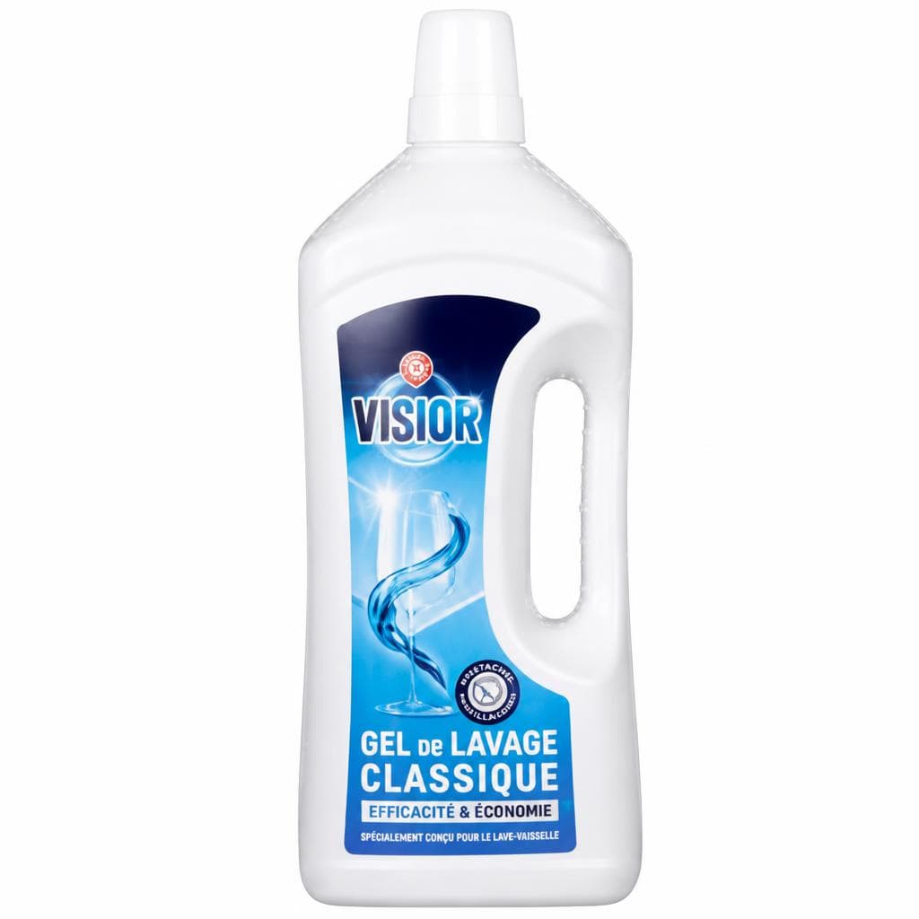 Gel za strojno pomivanje posode Visior Gel de Lavage Classique 1.5 l Akcija v trgovini E.Leclerc