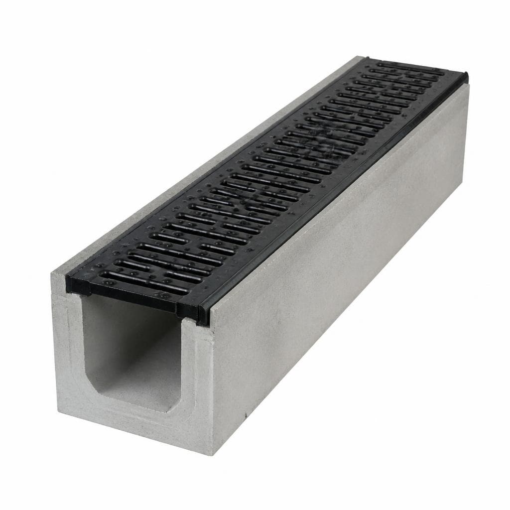 Betonska kanaleta z LIŽ rešetko 100 x 12,5 x 9,5 cm Akcija v trgovini Jager