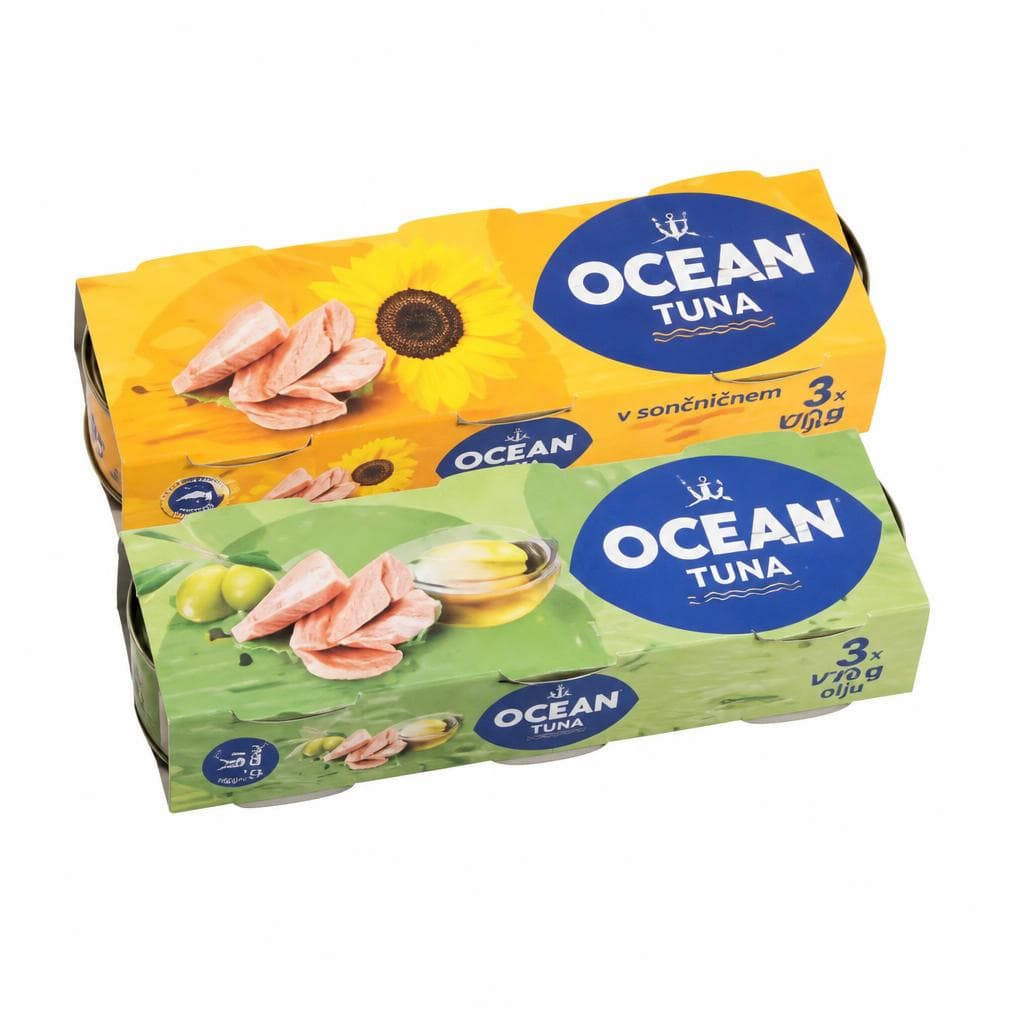 Tunina v kosih Ocean 3 x 70 g Akcija v trgovini Mercator