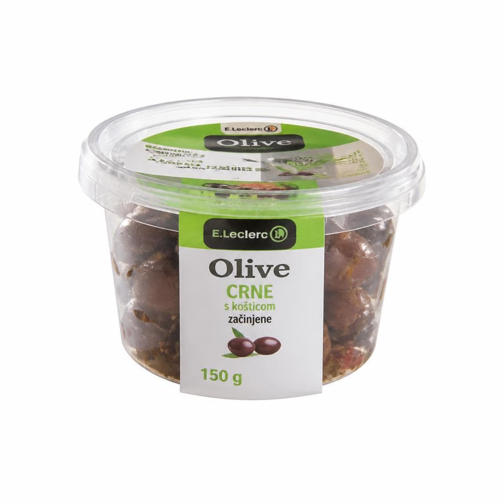 Olive 150 g Naša Znamka Akcija v trgovini E.Leclerc