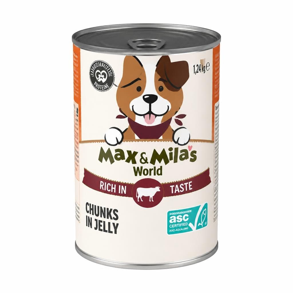 Max & Mila's World popolna hrana za pse 1,24 kg Akcija v trgovini Lidl