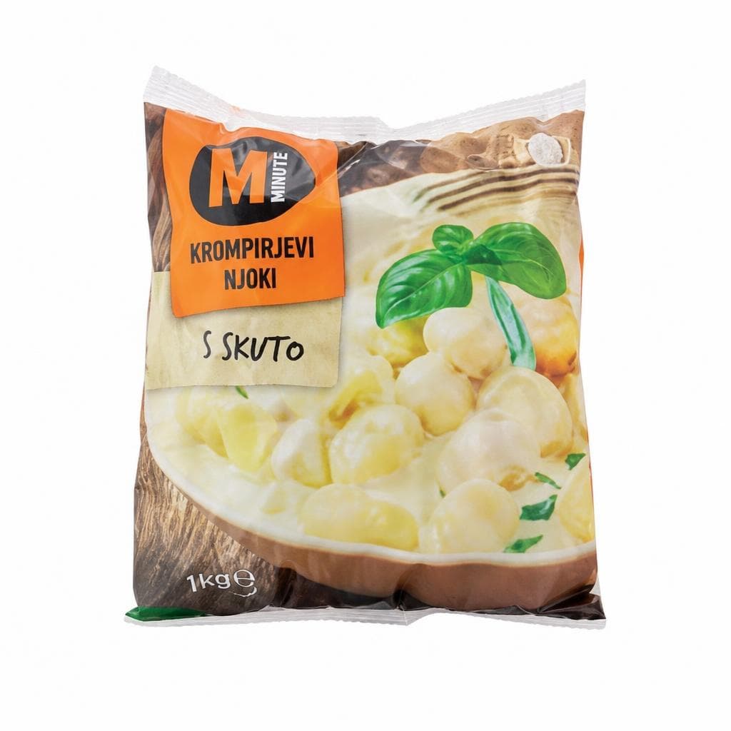 Krompirjevi njoki s skuto Minute 1 kg Akcija v trgovini Mercator