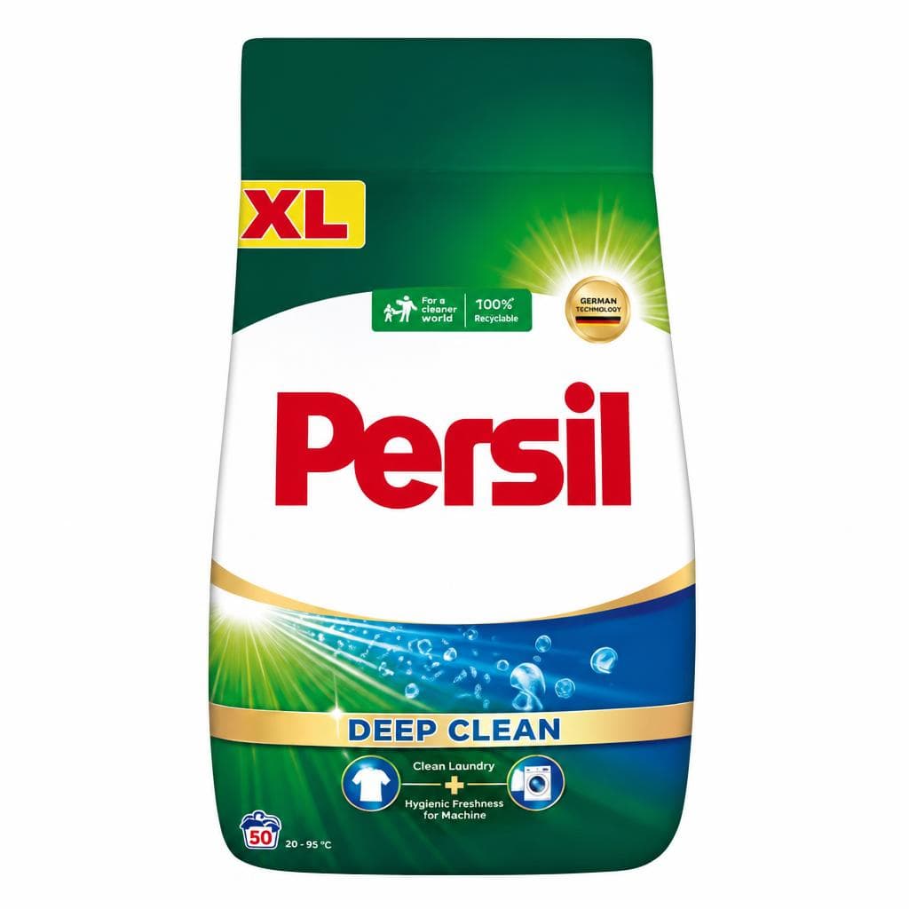 Pralni prašek Persil 50 pranj, 2.77 kg Akcija v trgovini Tuš