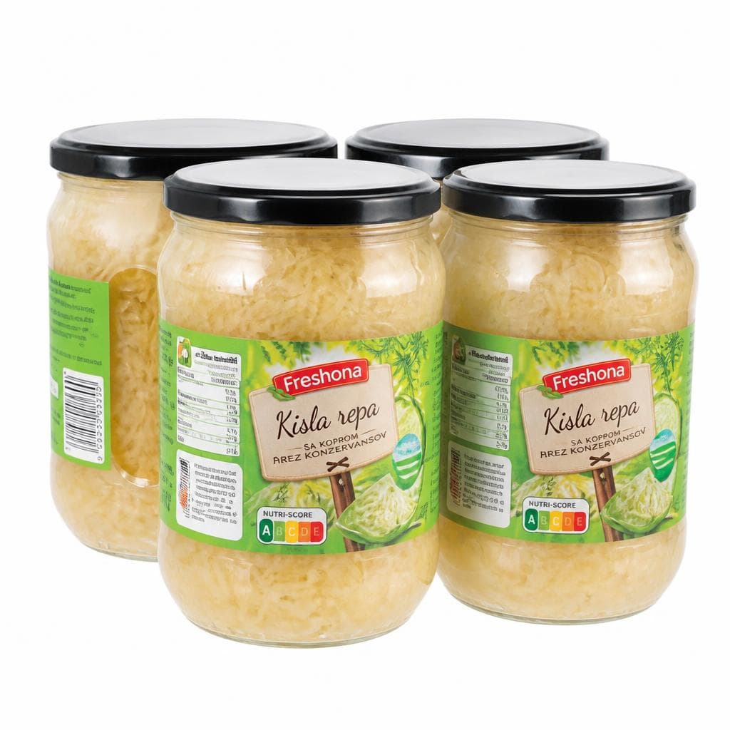 Freshona kisla repa 4 x 670 g Akcija v trgovini Lidl