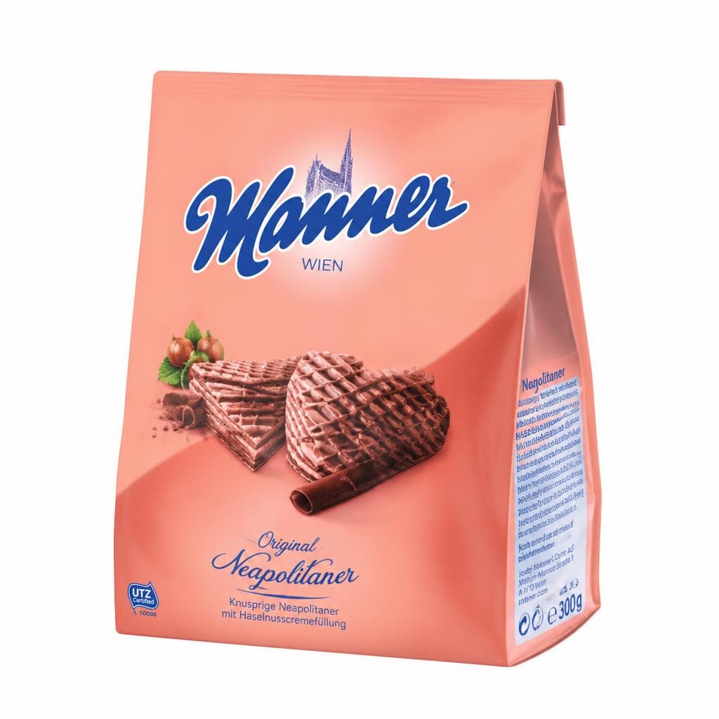 Napolitanke Manner 300 g Akcija v trgovini Tuš