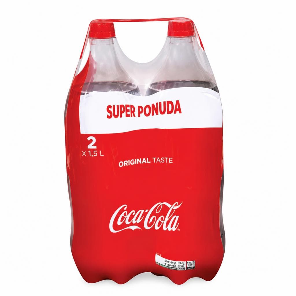 Coca-Cola 2x 1,5 l Akcija v trgovini E.Leclerc