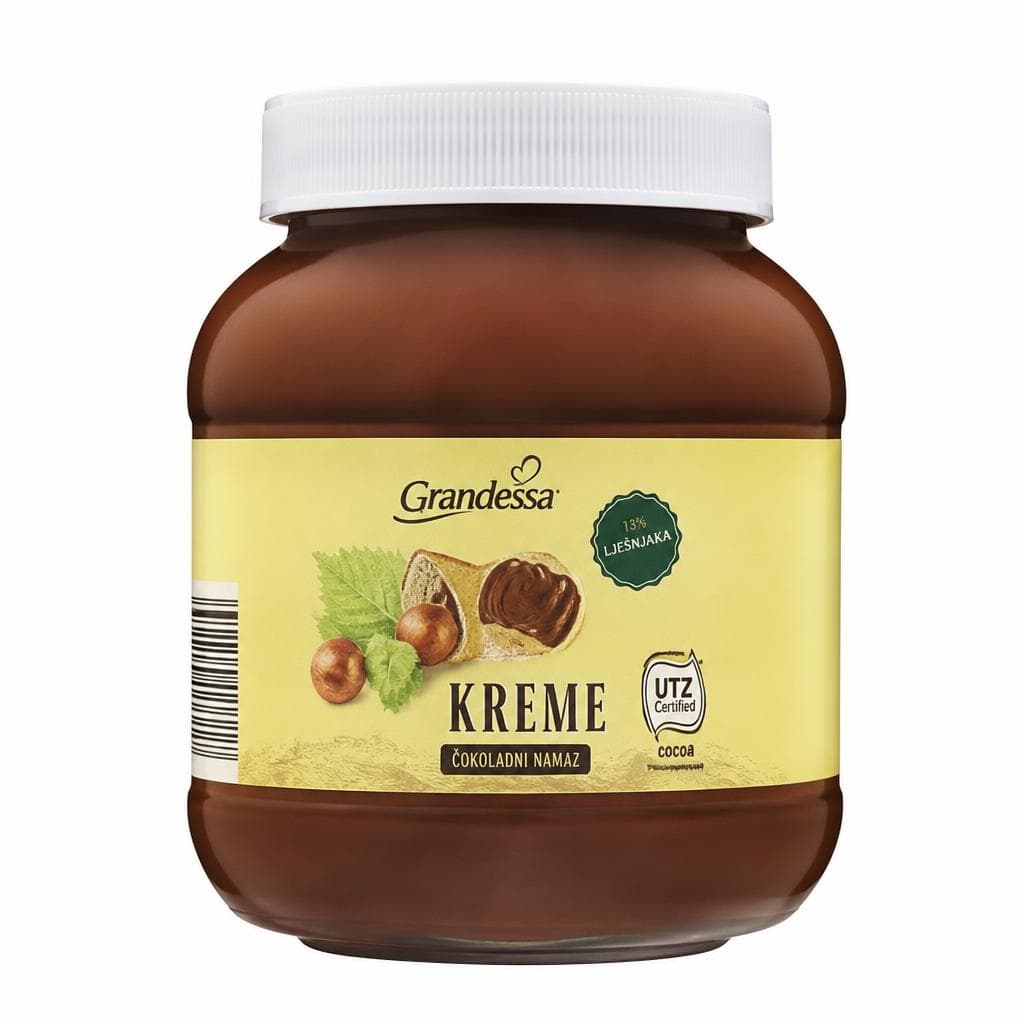 Grandessa čokoladni namaz 750 g Akcija v trgovini Hofer