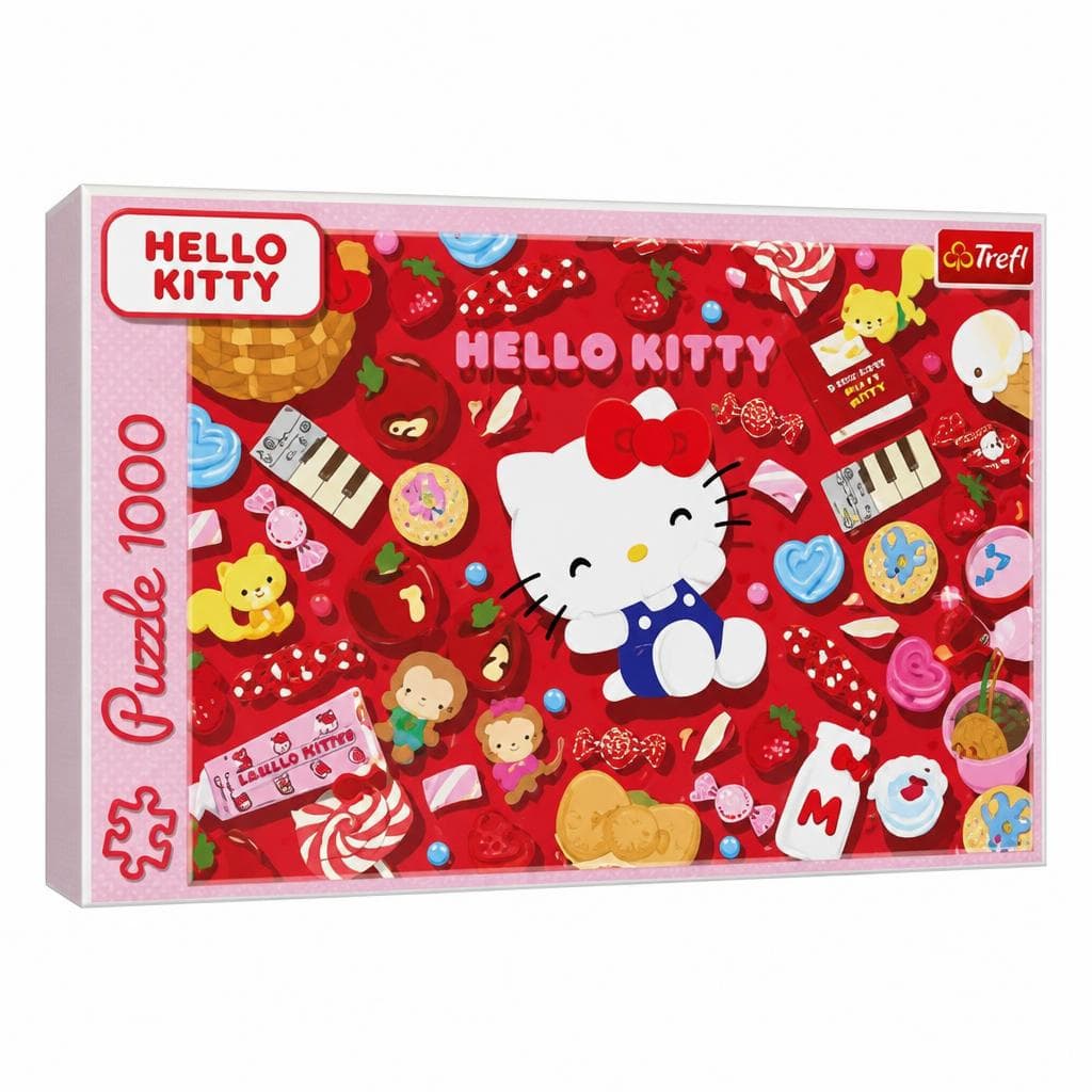 Sestavljanka Hello Kitty 1000 delov Trefl Akcija v trgovini Tedi