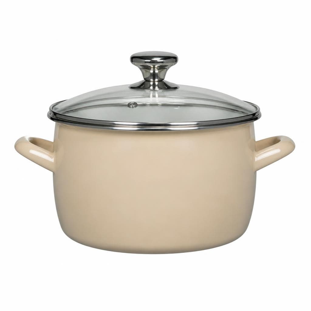 Metalac lonec visok s pokrovom 18 cm, 2 l Akcija v trgovini Mercator