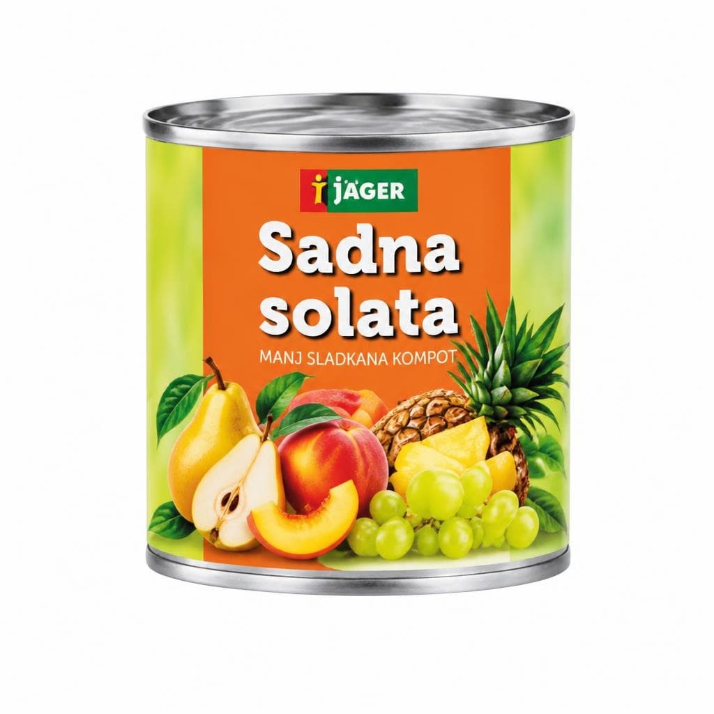Jager kompot sadna solata 820 g Akcija v trgovini Jager
