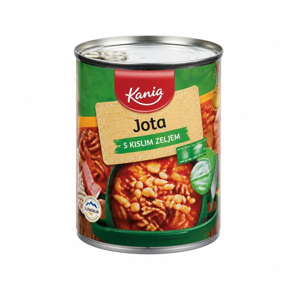 Kania Jota s kislim zeljem 840 g Akcija v trgovini Lidl