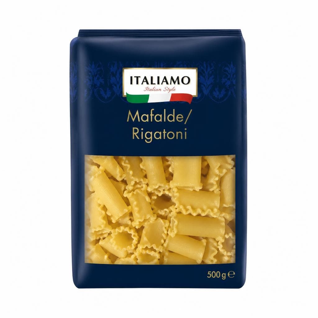 Italiamo testenine Mafalde/Rigatoni 500 g Akcija v trgovini Lidl
