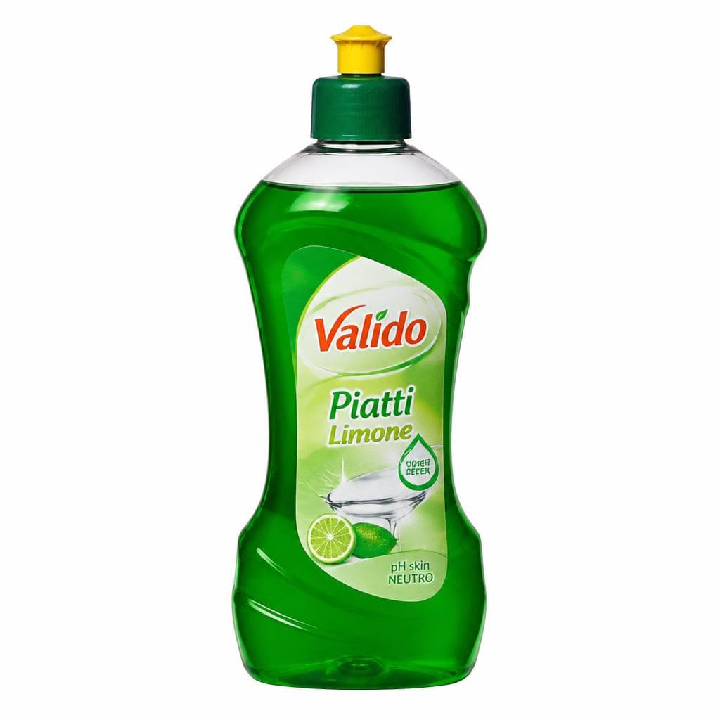 Valido detergent za posodo kis in limeta/zelena limona 500 ml Akcija v trgovini Eurospin