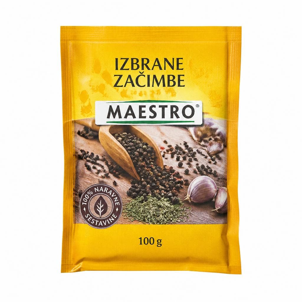 Izbrane začimbe Maestro Akcija v trgovini Mercator