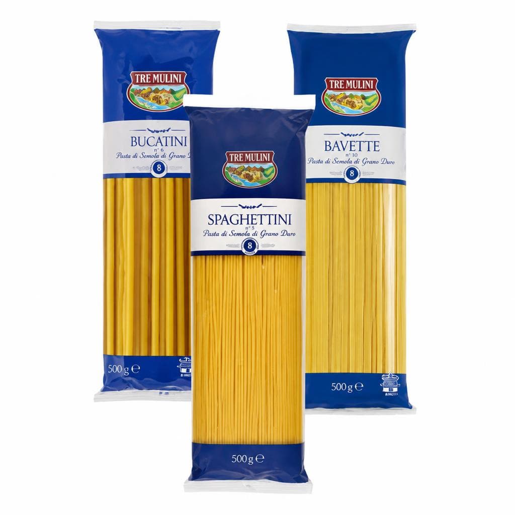Testenine špagetini 500 g TRE MULINI Akcija v trgovini Eurospin