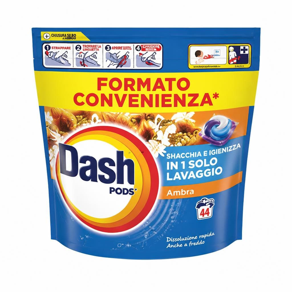 Dash kapsule za pranje perila Ambra 44 kapsul Akcija v trgovini Lidl