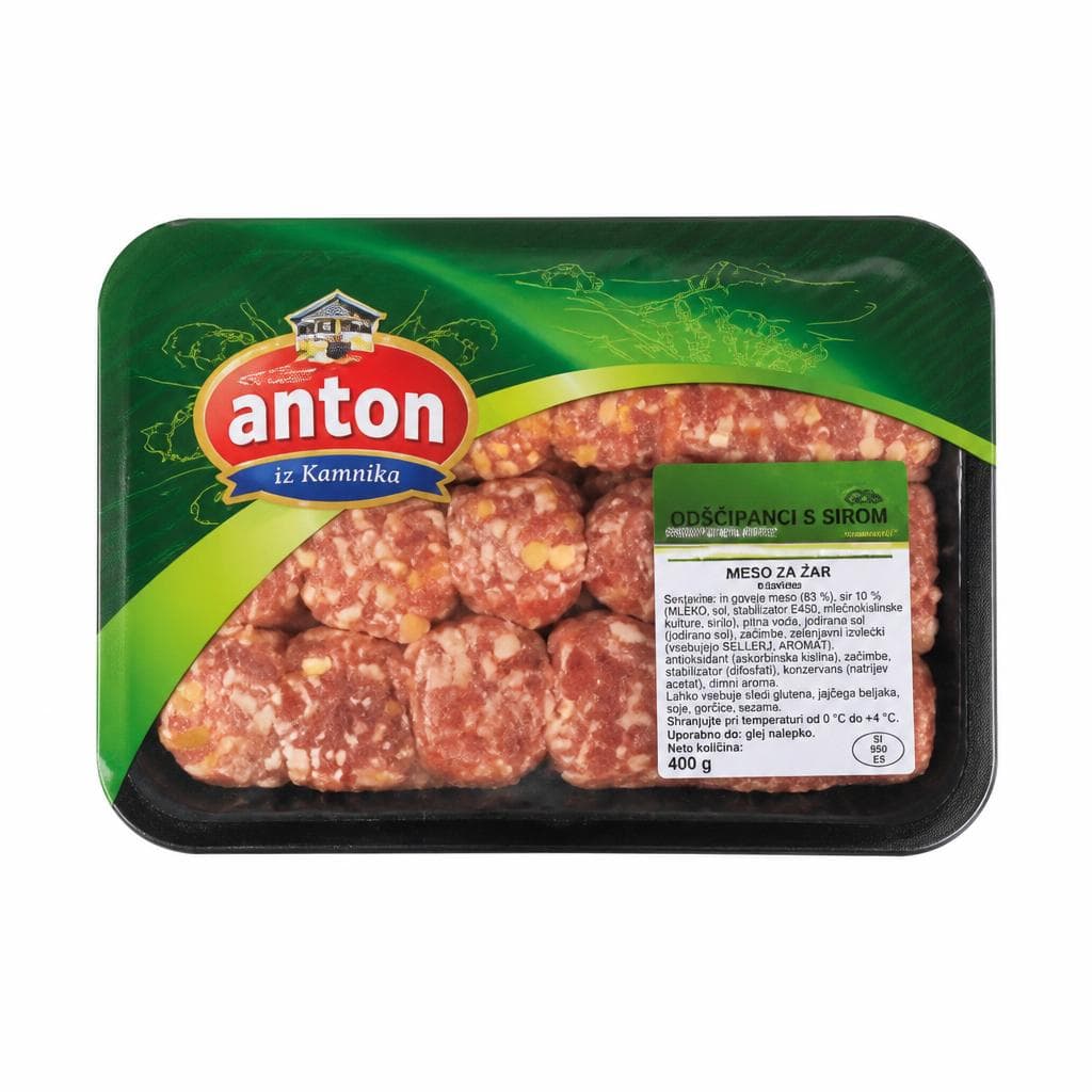 Odščipanci s sirom Anton 400 g Akcija v trgovini E.Leclerc