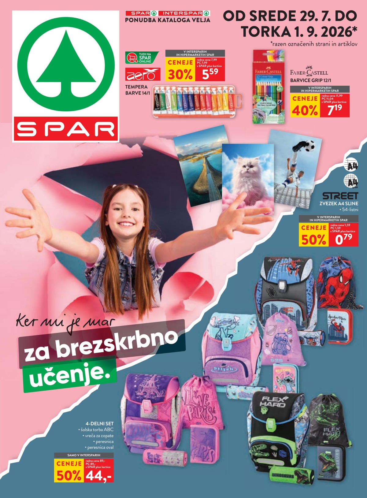 Spar — Šola