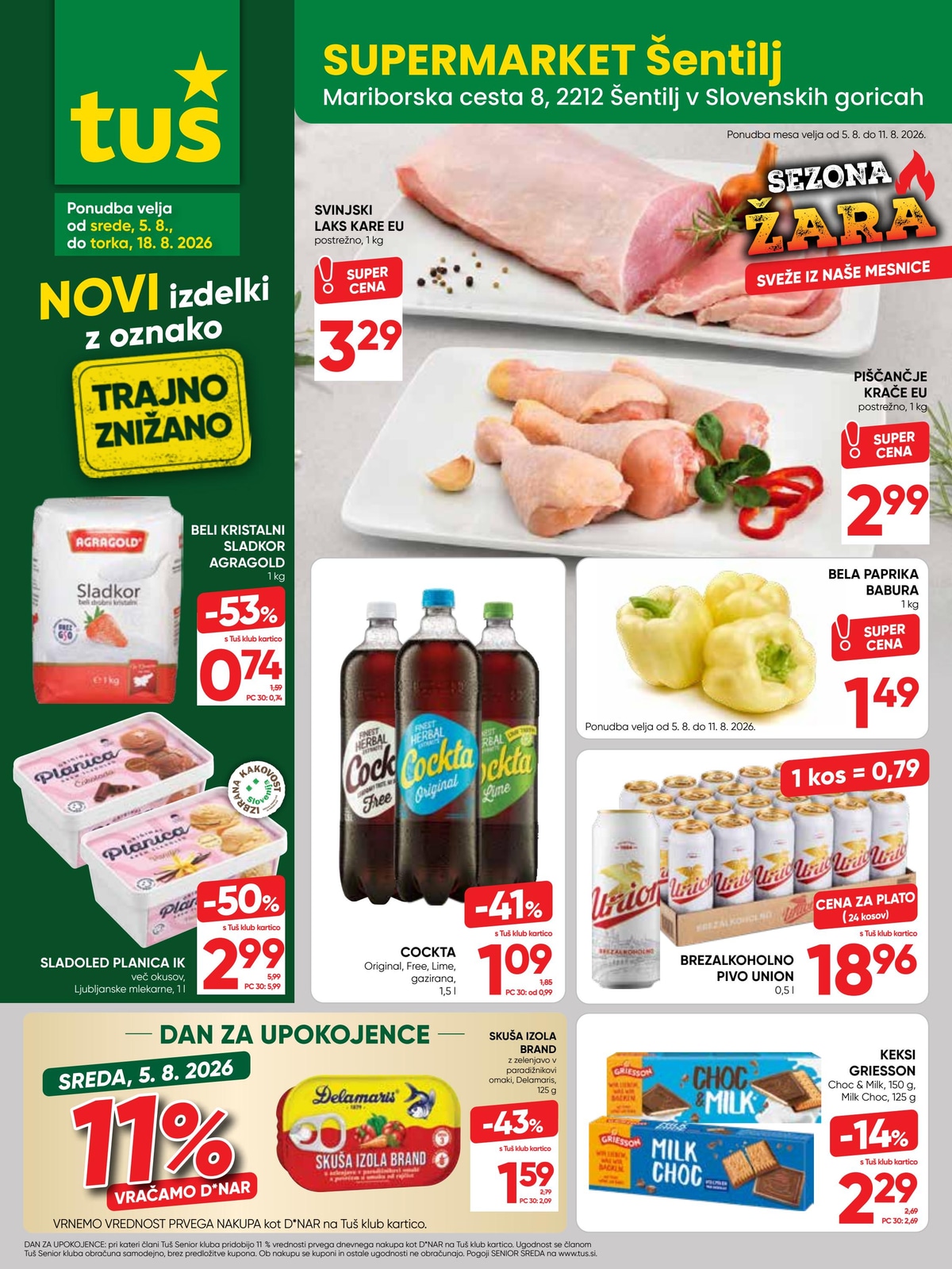 Tuš — Akcijska Ponudba