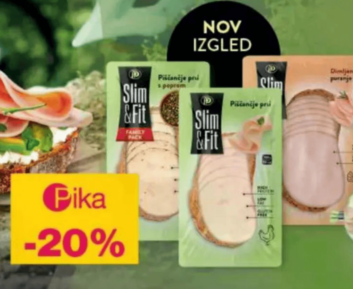 Izdelki Slim&Fit - Akcija v trgovini Mercator
