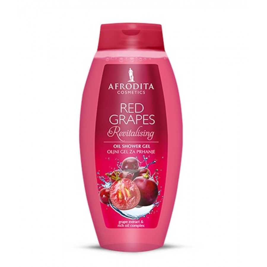 Afrodita Cosmetics Red Grapes oljni gel za prhanje 250 ml - Akcija v trgovini Dm