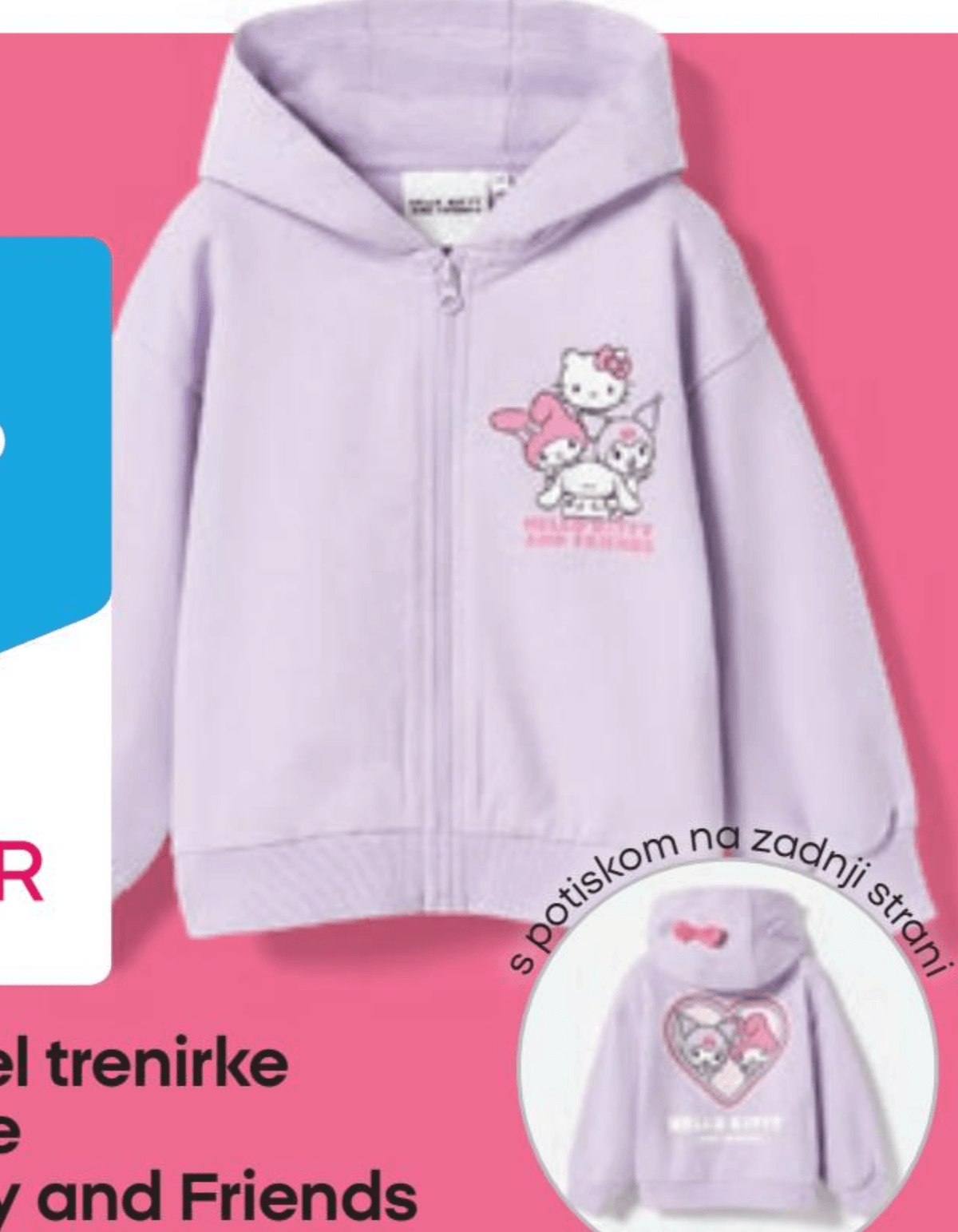 Zgornji del trenirke Hello Kitty and Friends - Akcija v trgovini Pepco