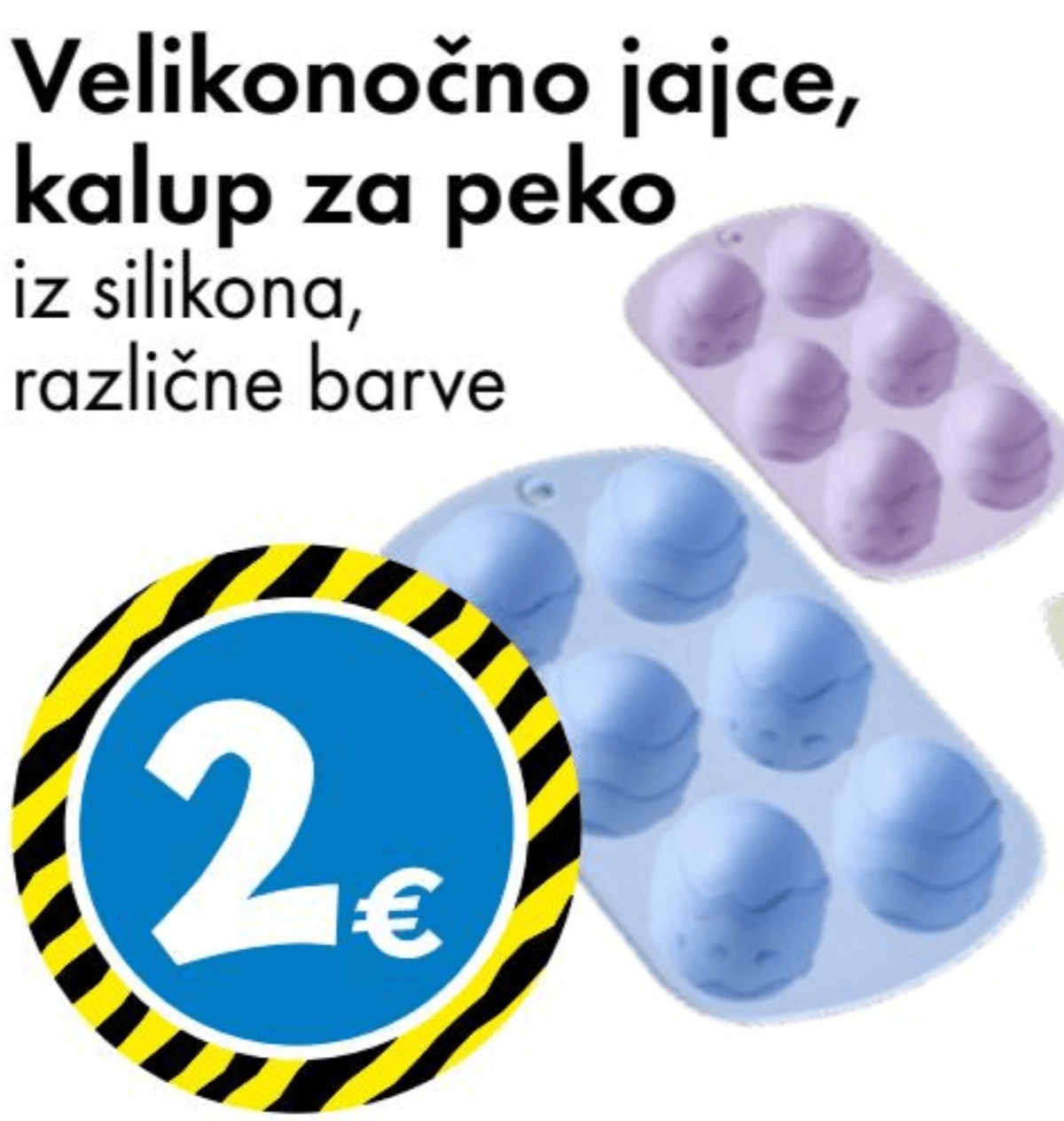 Velikonočno jajce, kalup za peko - Akcija v trgovini Tedi