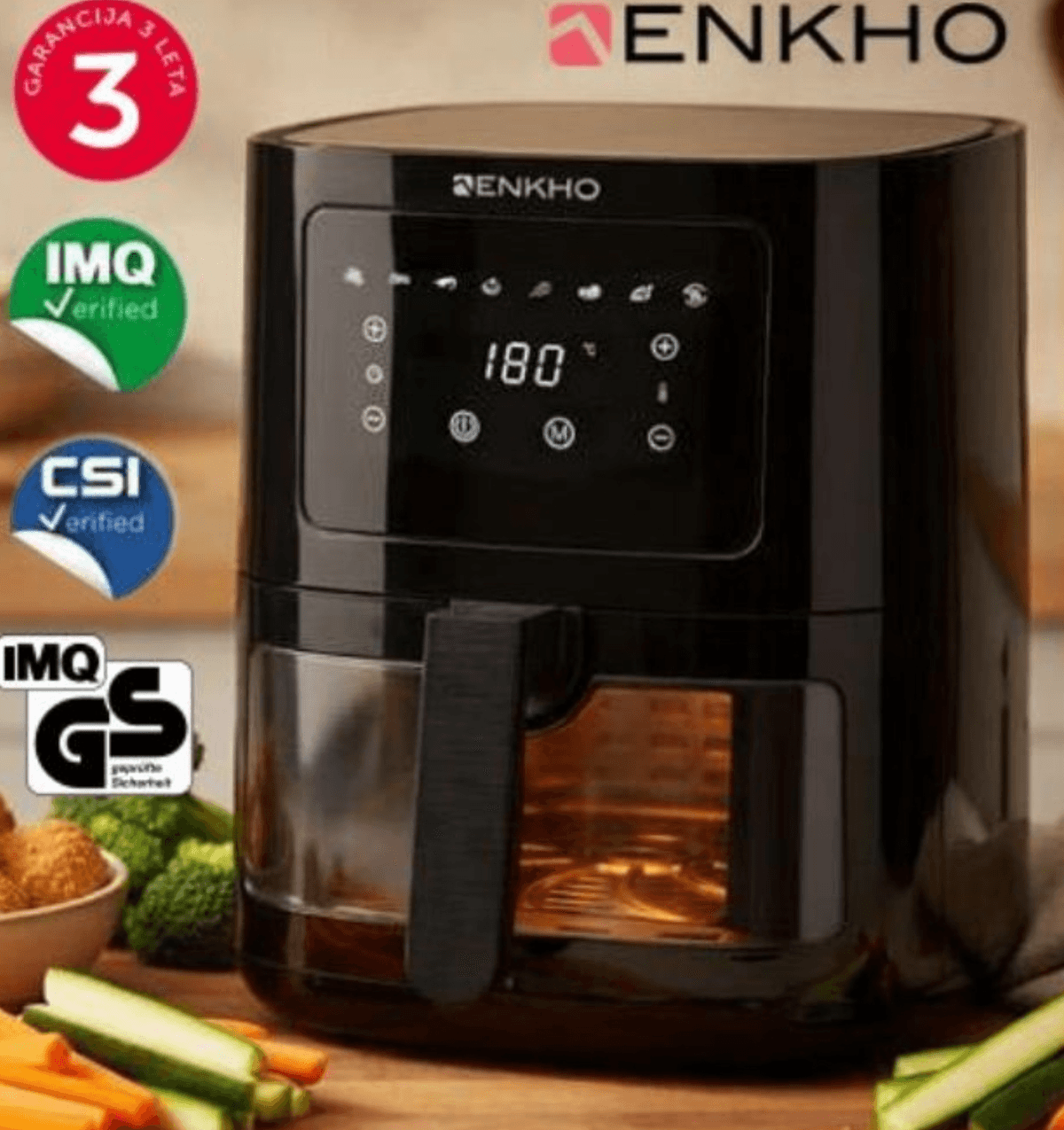 Cvrtnik na vroči zrak 7,3 L ENKHO - Akcija u trgovini Eurospin