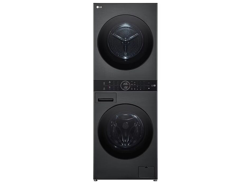 Pralni in sušilni stolp LG WashTower WT1210BBF 12 kg pranja, 10 kg sušenja, 1400 obratov Akcija v trgovini Harvey Norman