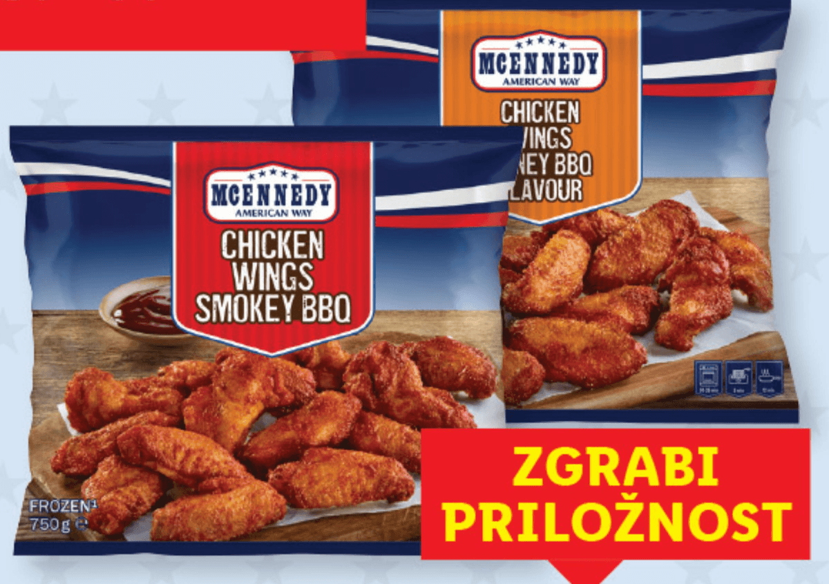 MCENNEDY Marinirane perutničke 750 g - Akcija v trgovini Lidl