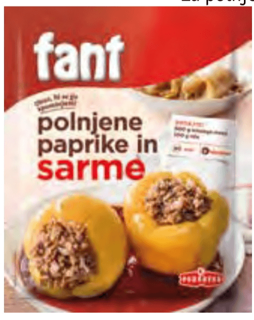 Mešanica začimb Fant za polnjeno papriko in sarmo 60 g Akcija v trgovini Jager
